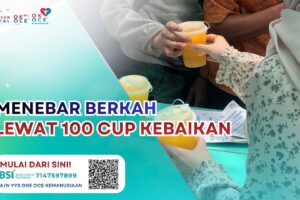 Segarnya Berbagi di Jumat Berkah, 100 Cup Jus untuk 100 Kebaikan!