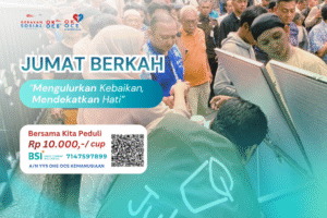 Jumat Berkah: Mengulurkan Kebaikan Lewat Pembagian 100 Jus Keliling dengan Menyentuh Hati yang Menerima