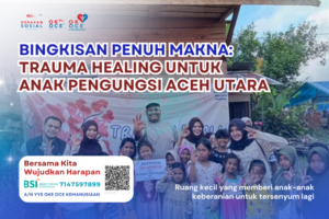 Trauma Healing Lewat Bingkisan: Saat Senyum Anak Pengungsi Desa Gunci Kembali Menyala